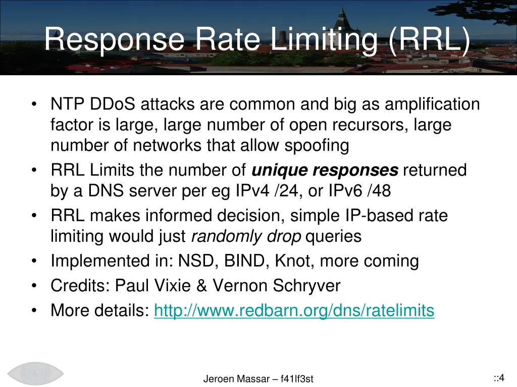 response rate limiting rrl