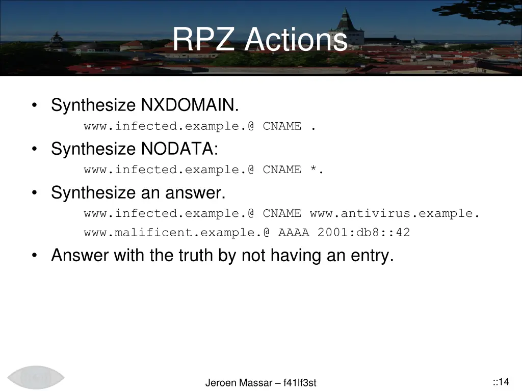 rpz actions