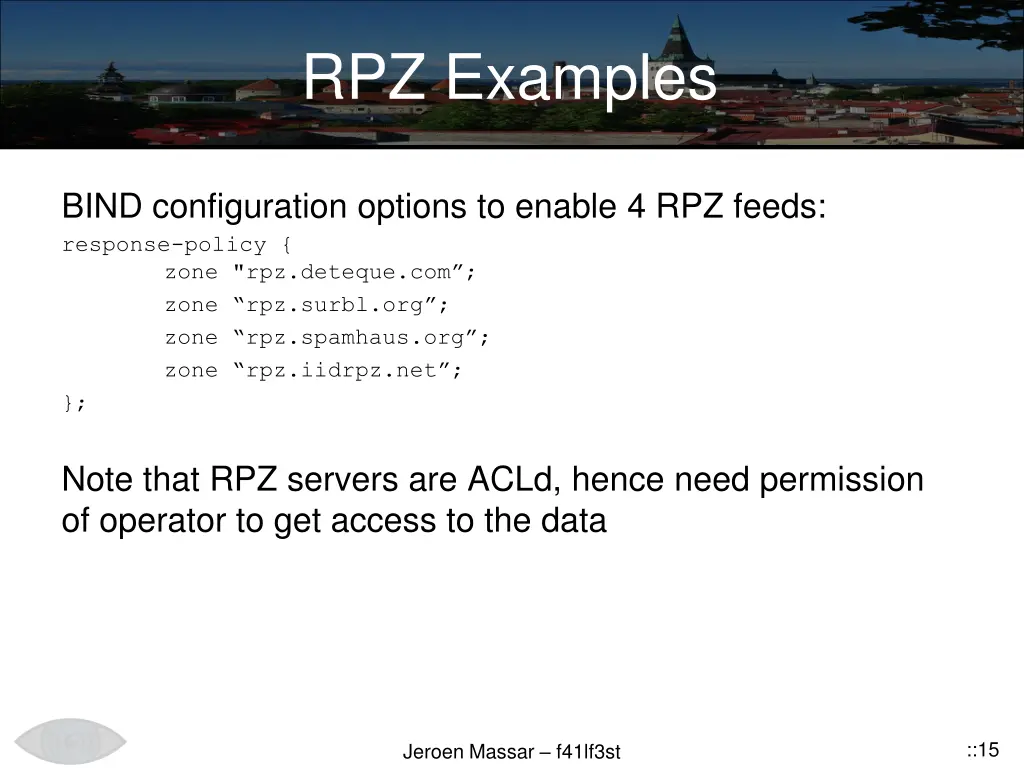 rpz examples