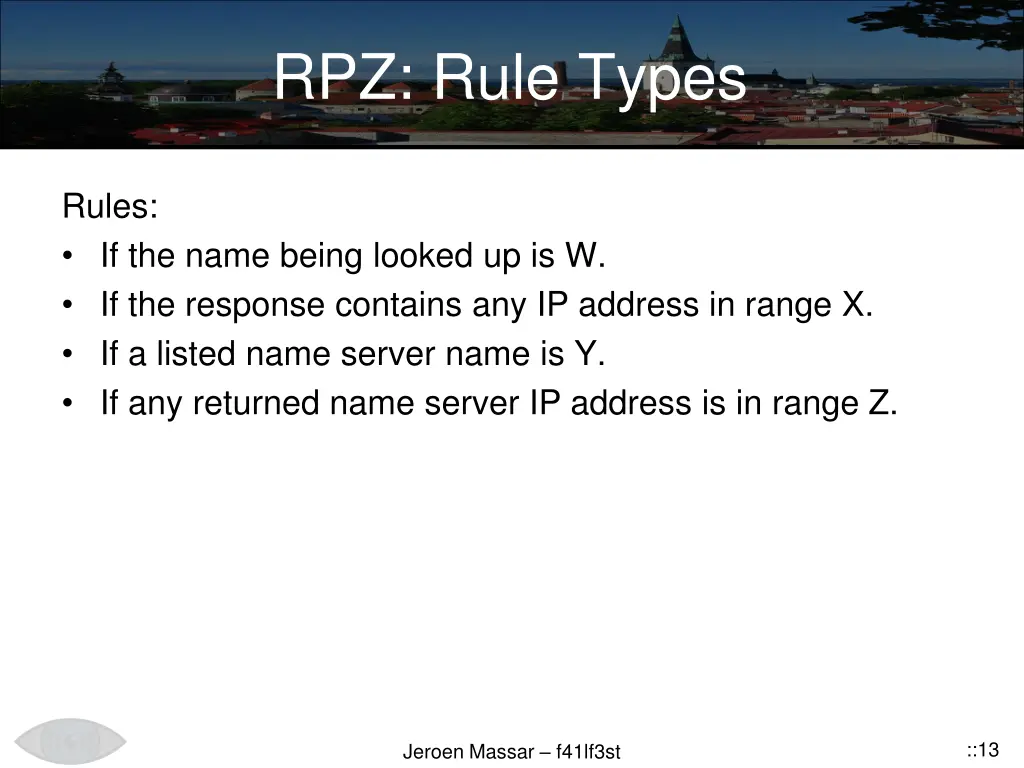 rpz rule types