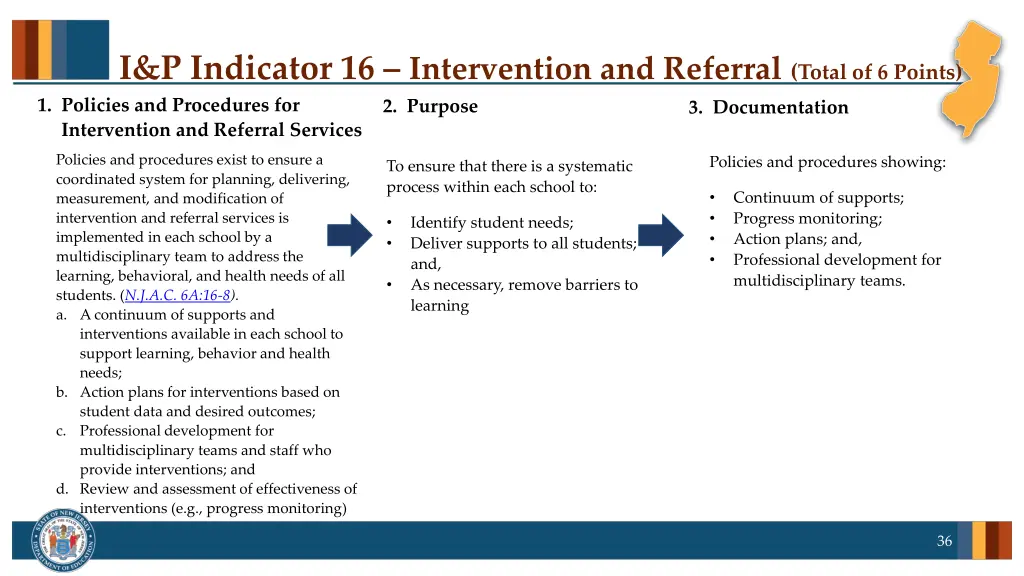 i p indicator 16 intervention and referral total