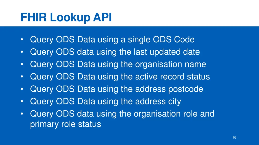 fhir lookup api
