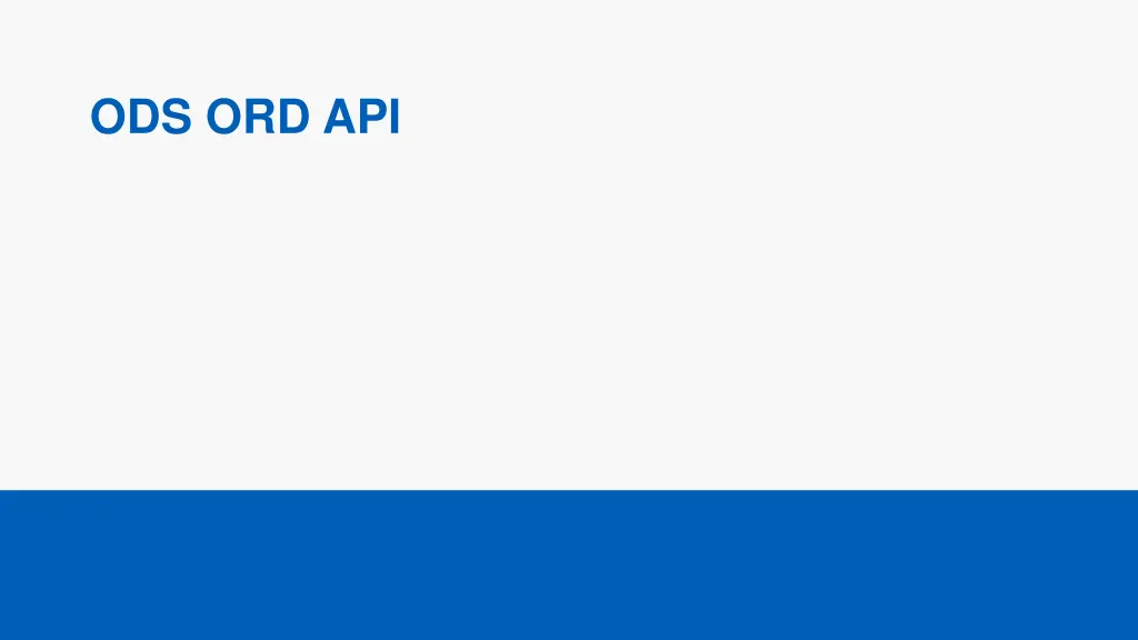 ods ord api