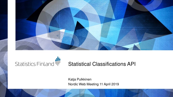 statistical classifications api