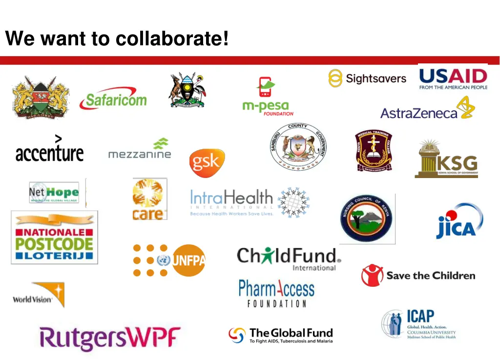 we want to collaborate