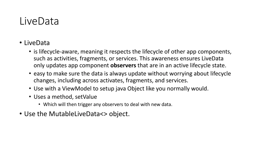 livedata 1