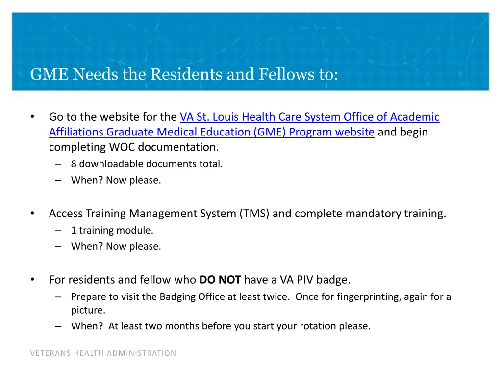 gme needs the residents and fellows to
