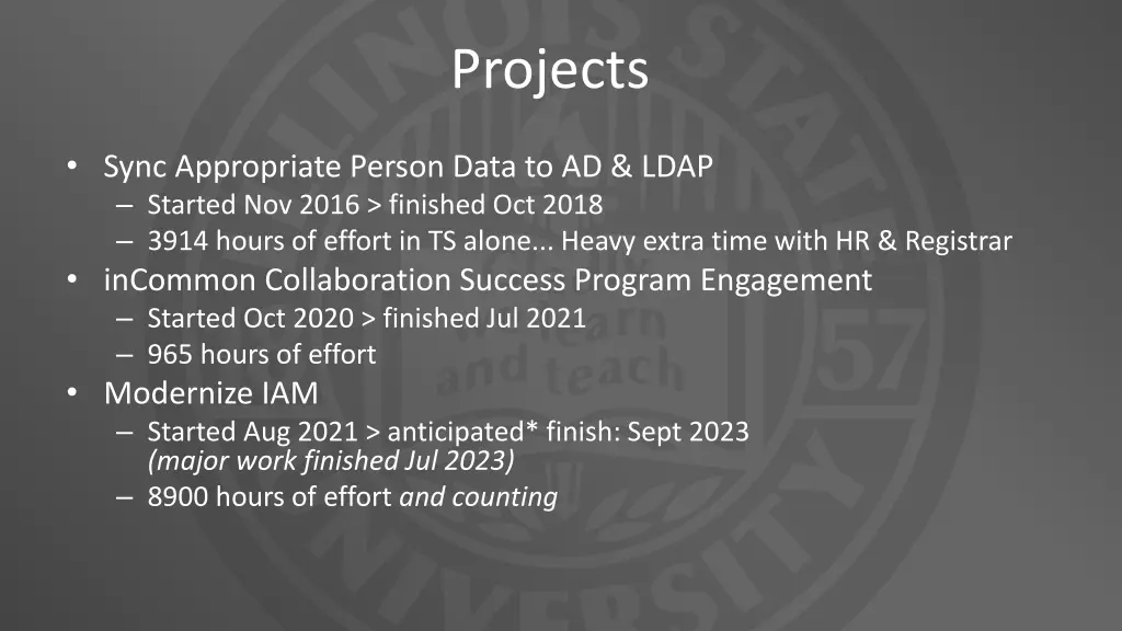 projects