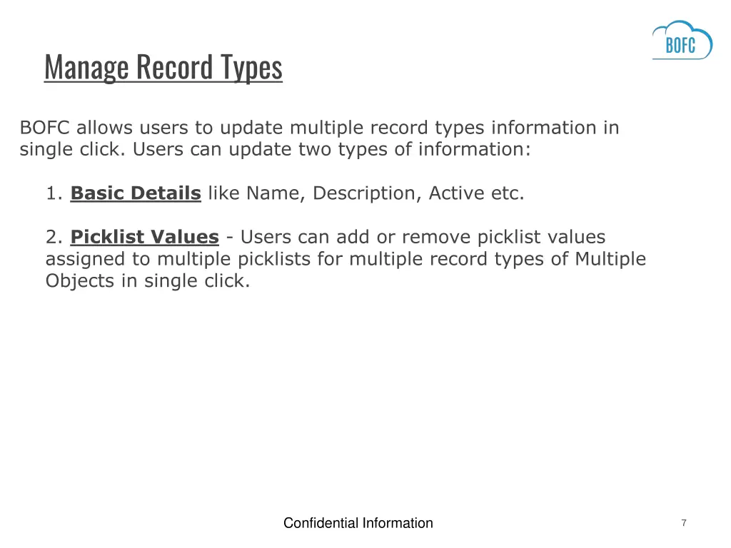 manage record types