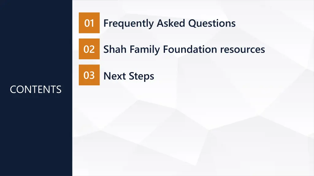 01 frequently asked questions