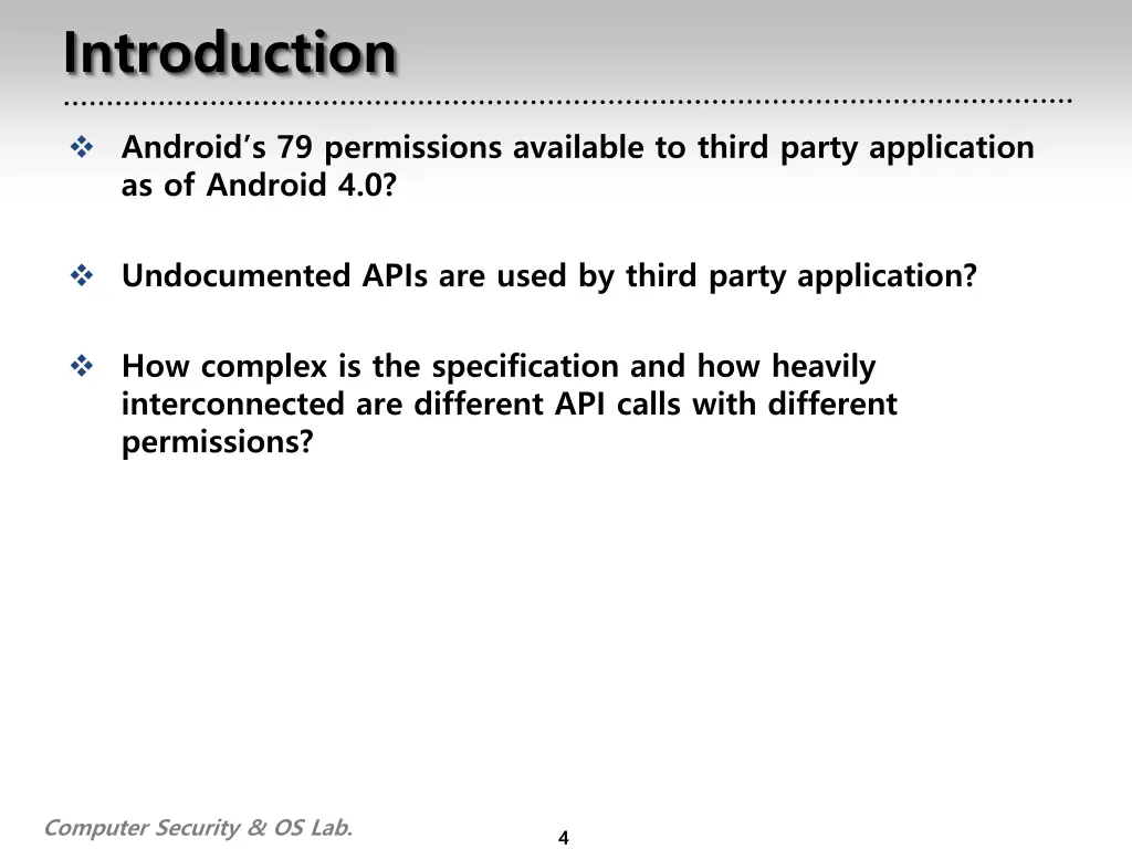 introduction