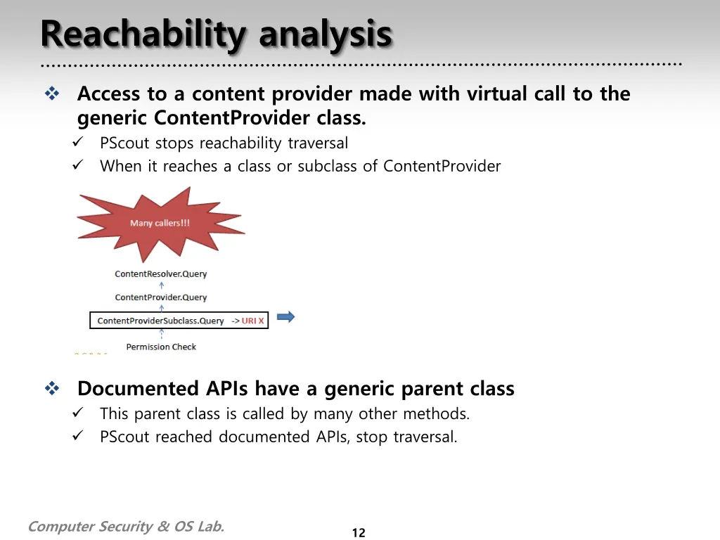 reachability analysis 1