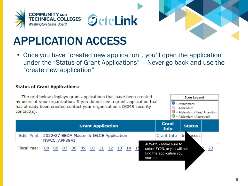 application access
