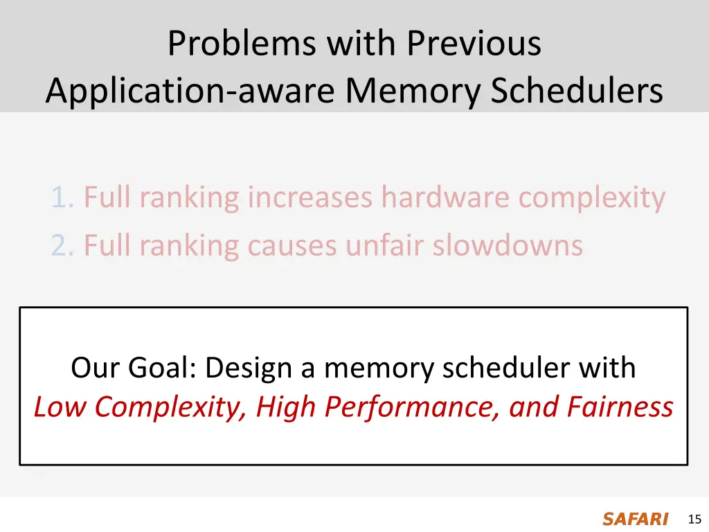 problems with previous application aware memory 3