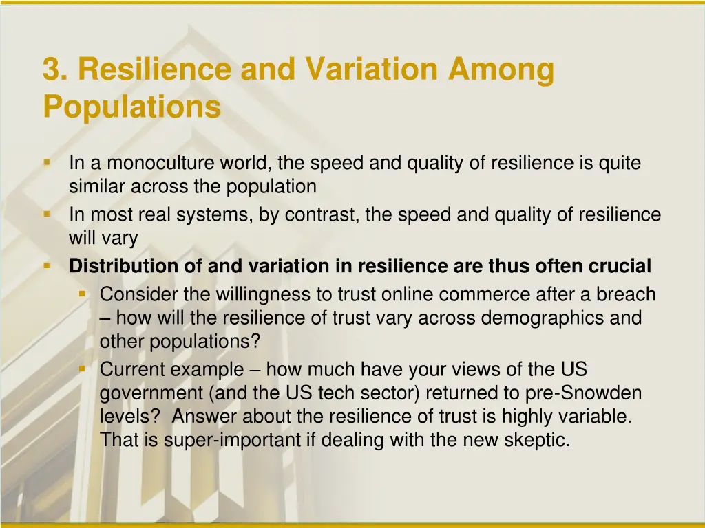 3 resilience and variation among populations