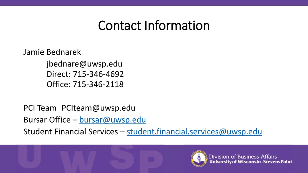 contact information contact information