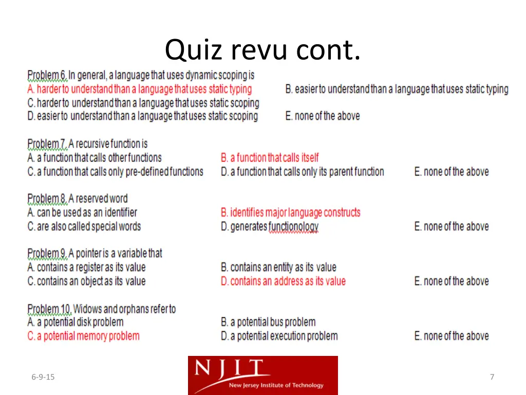 quiz revu cont