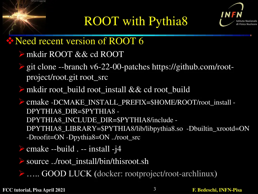 root build root install root build j4