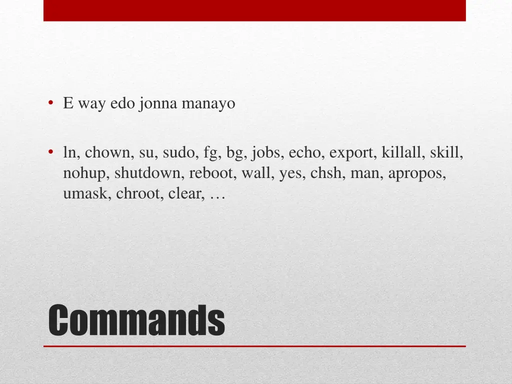 e way edo jonna manayo