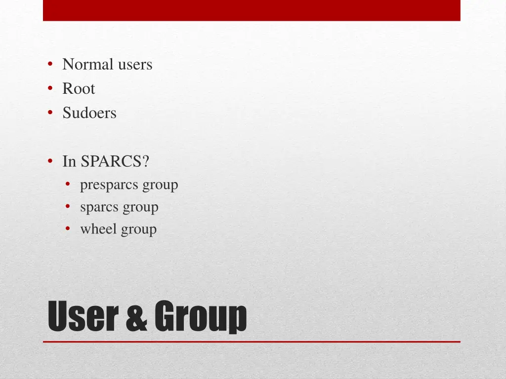 normal users root sudoers