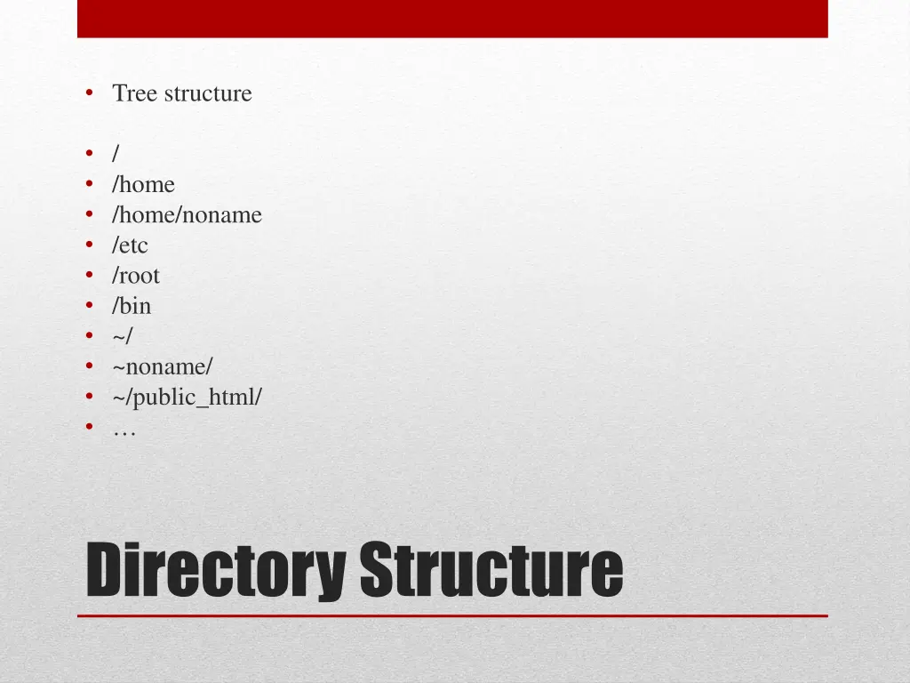 tree structure
