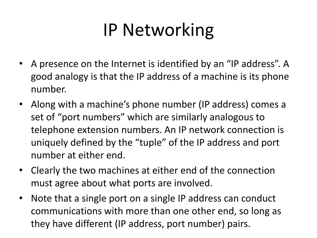 ip networking