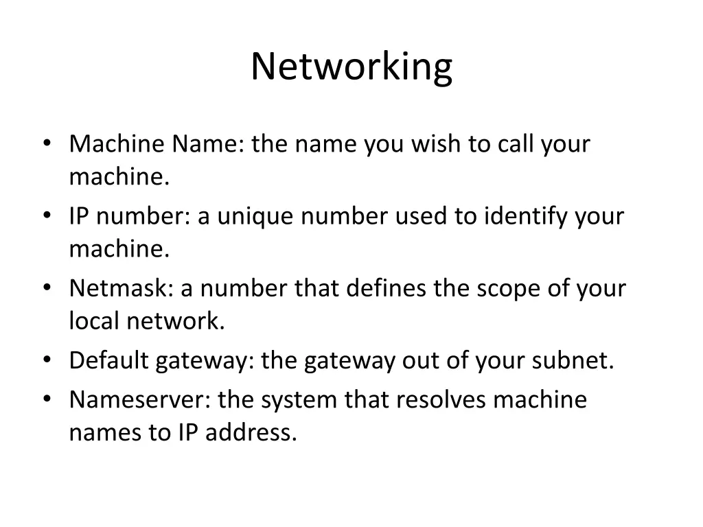 networking
