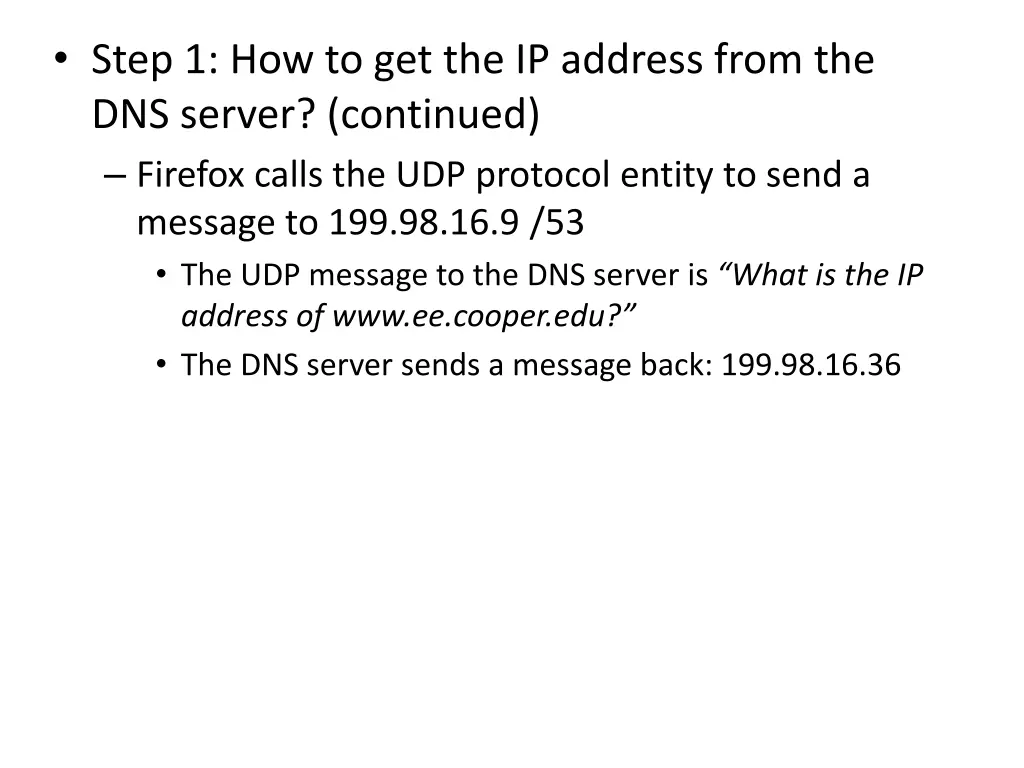 step 1 how to get the ip address from