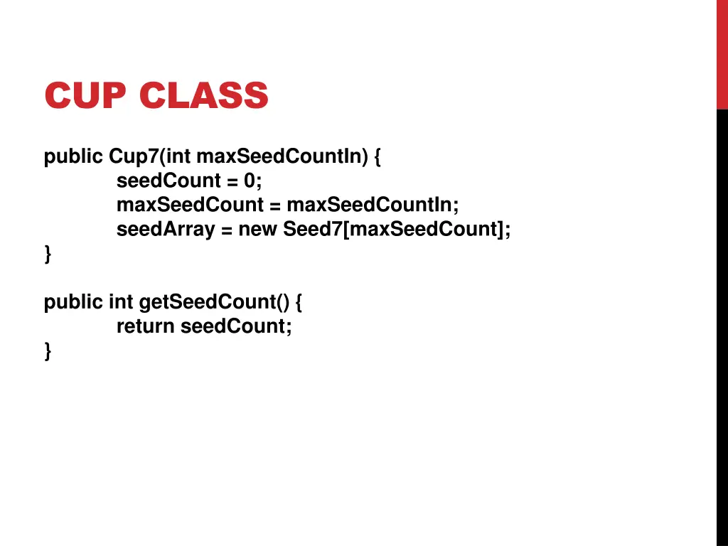 cup class 1