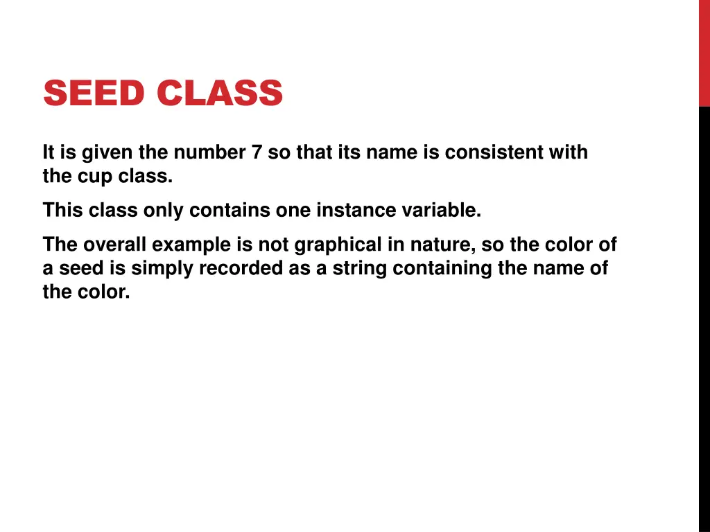 seed class 1