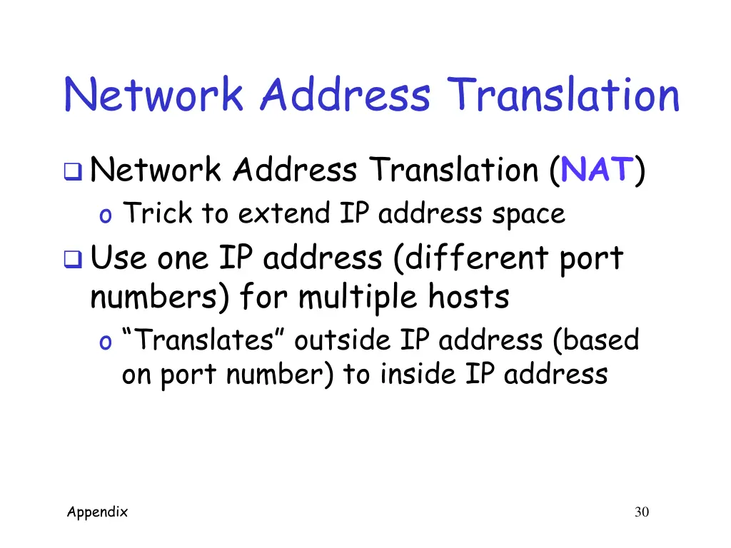 network address translation