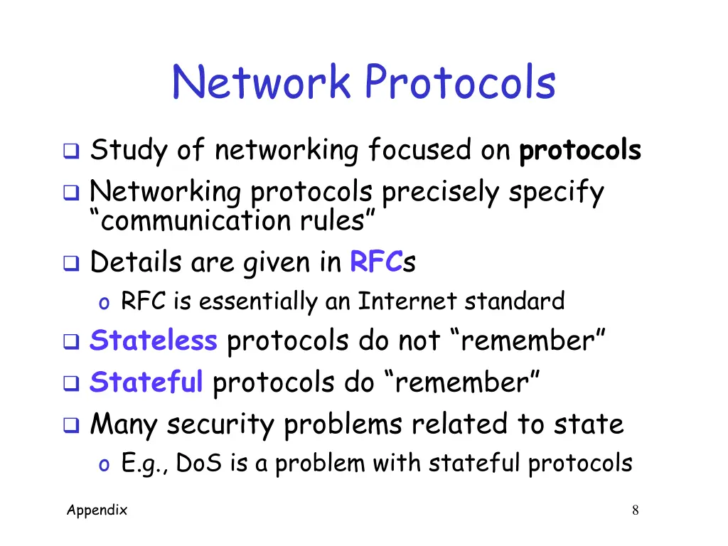 network protocols