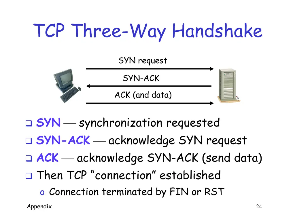 tcp three way handshake