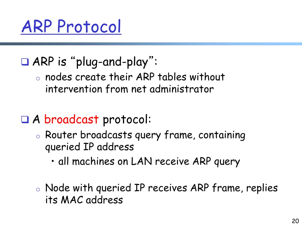arp protocol