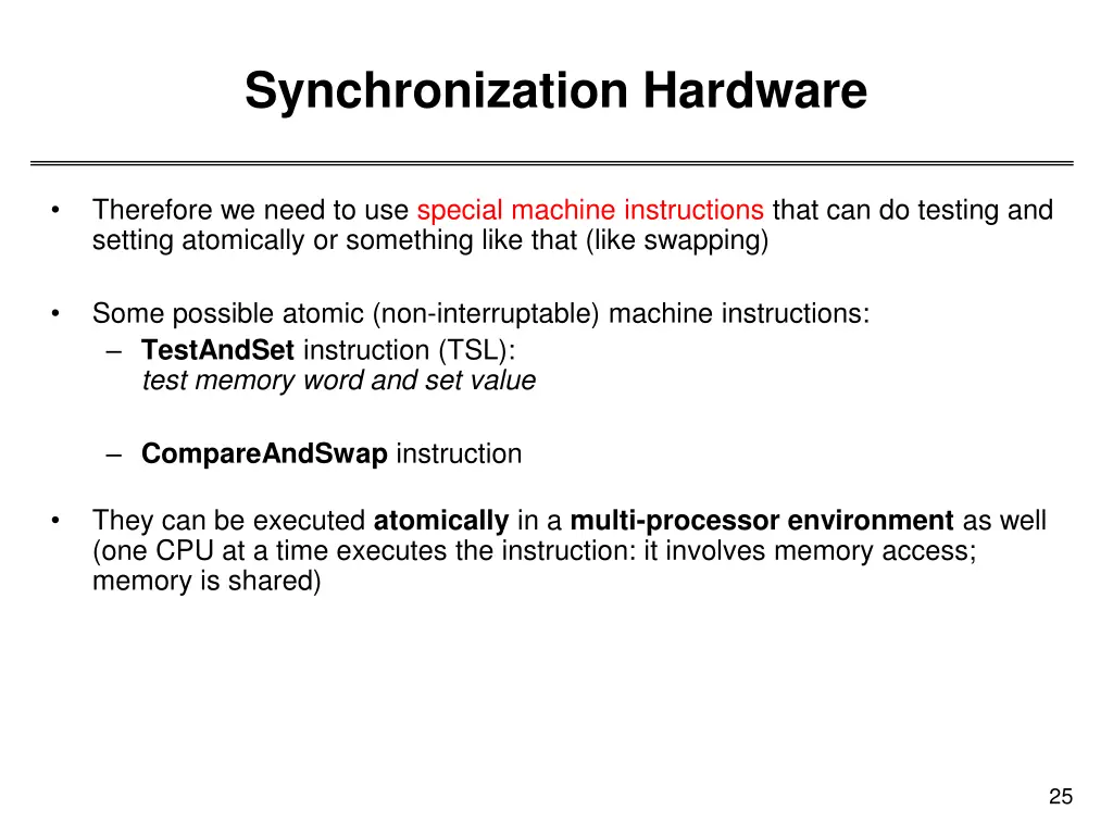 synchronization hardware 2