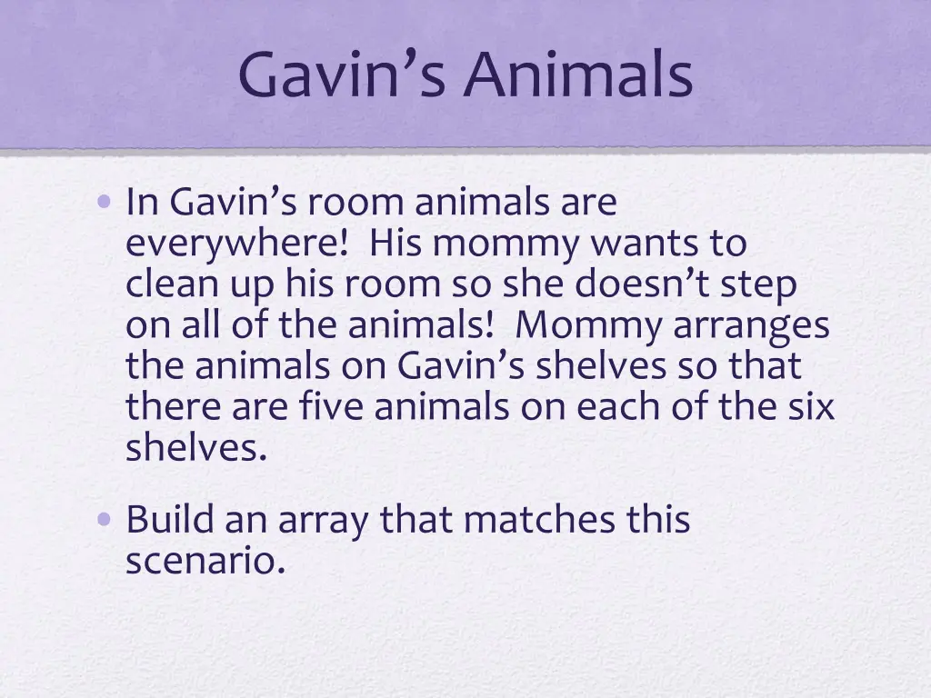 gavin s animals