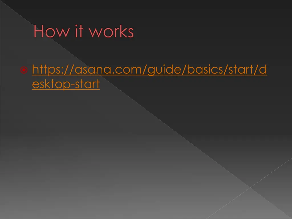 how it works