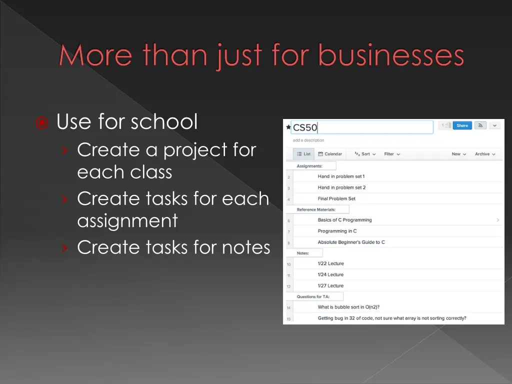 more than just for businesses