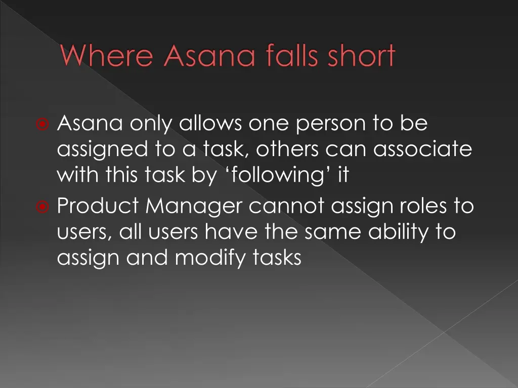 where asana falls short