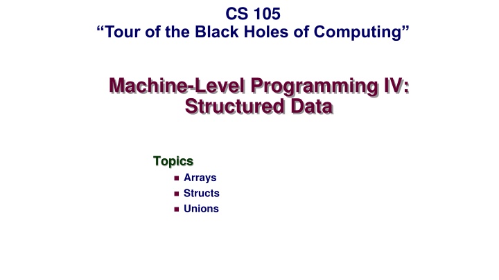 cs 105