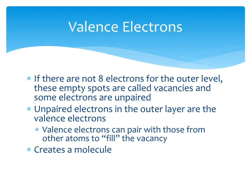 valence electrons 1