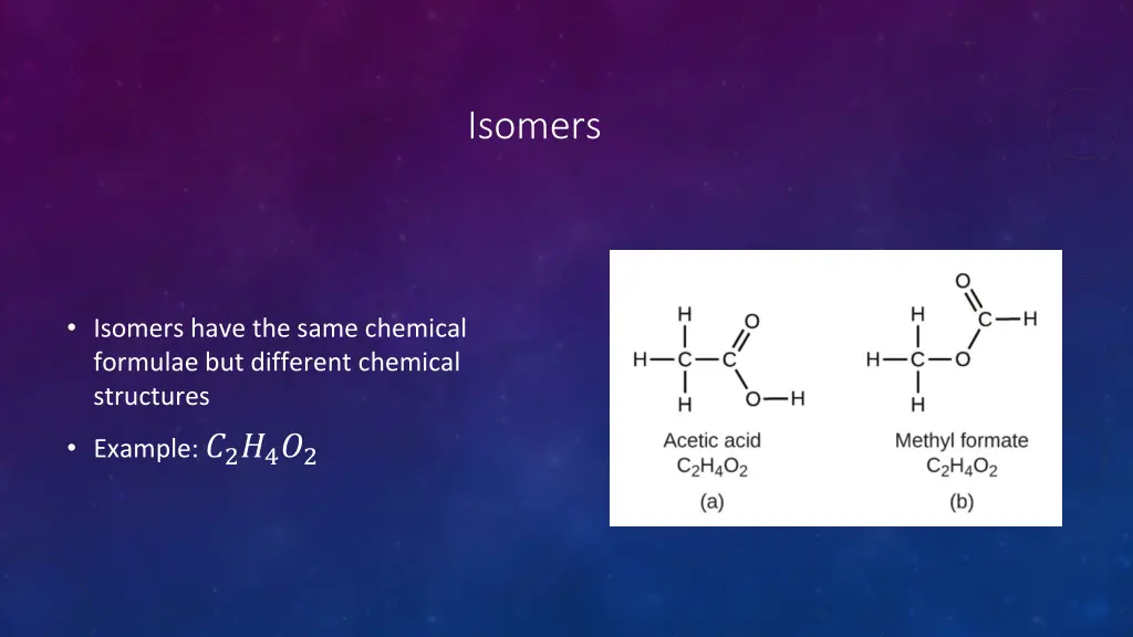 isomers