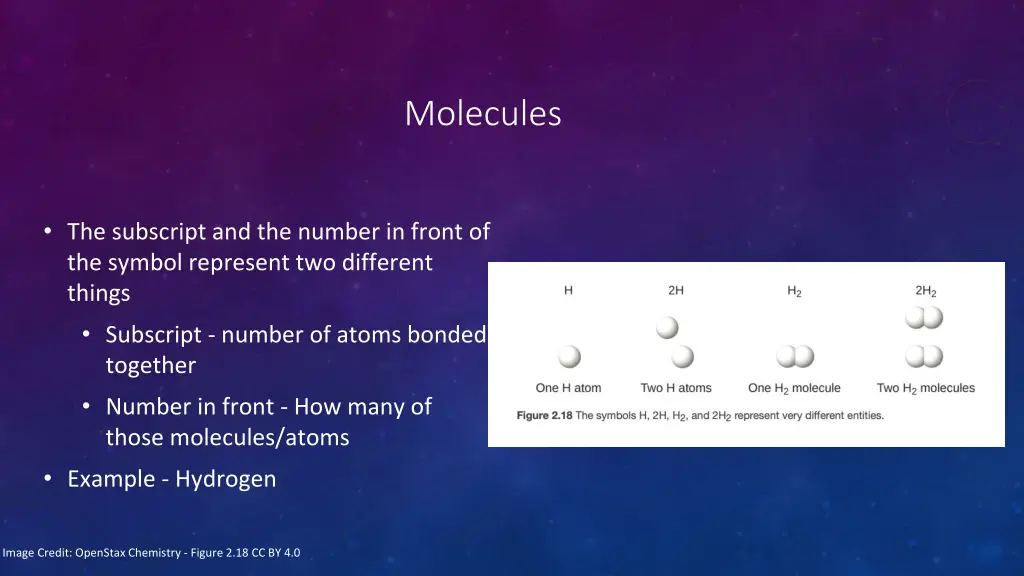 molecules