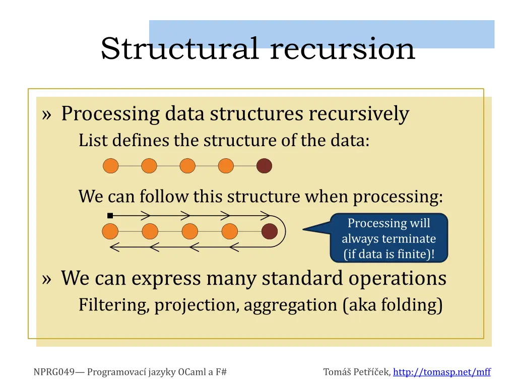 structural recursion