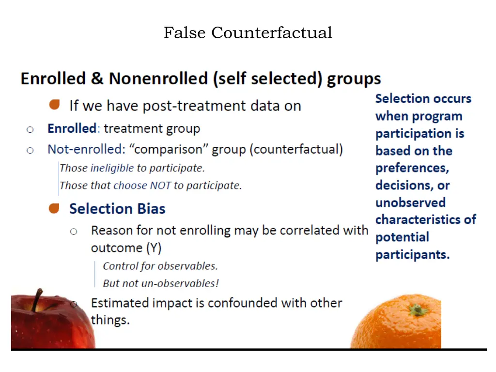 false counterfactual