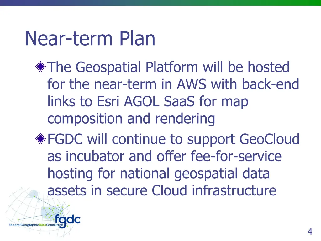 near term plan