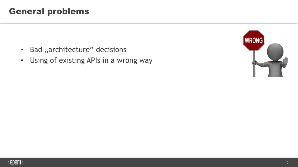 general problems