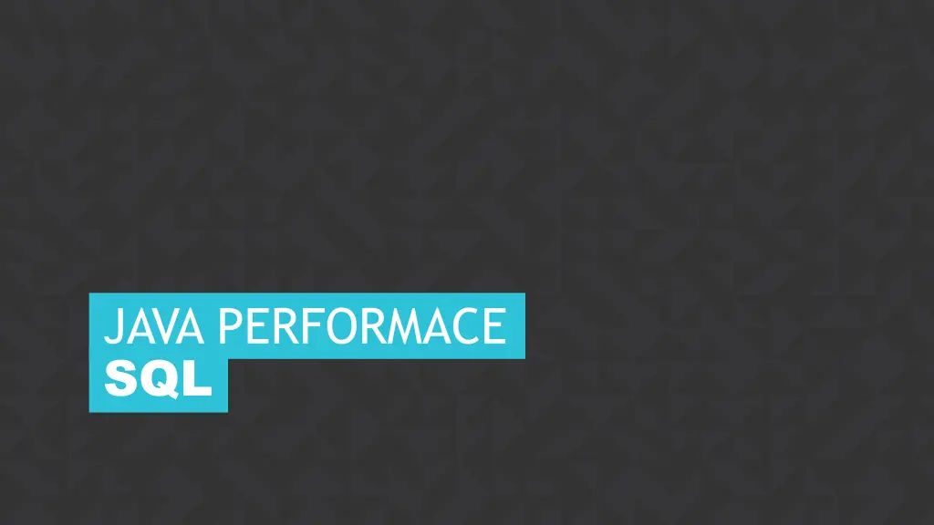 java performace 1