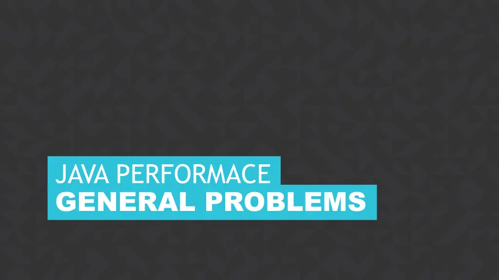 java performace