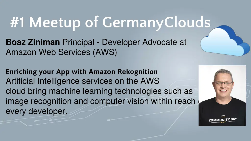 1 meetup of germanyclouds